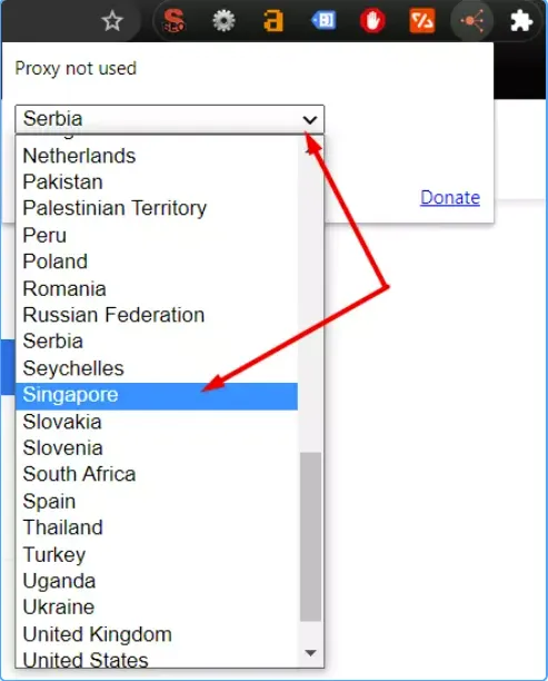 How to change VPN on PC/Laptop using browser extension